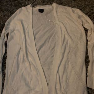 White cardigan